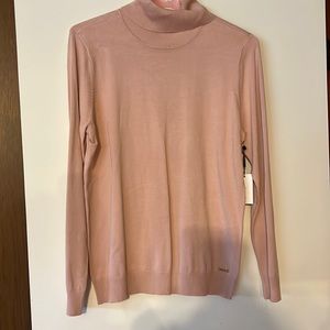 Blush Calvin Klein Turtle Neck